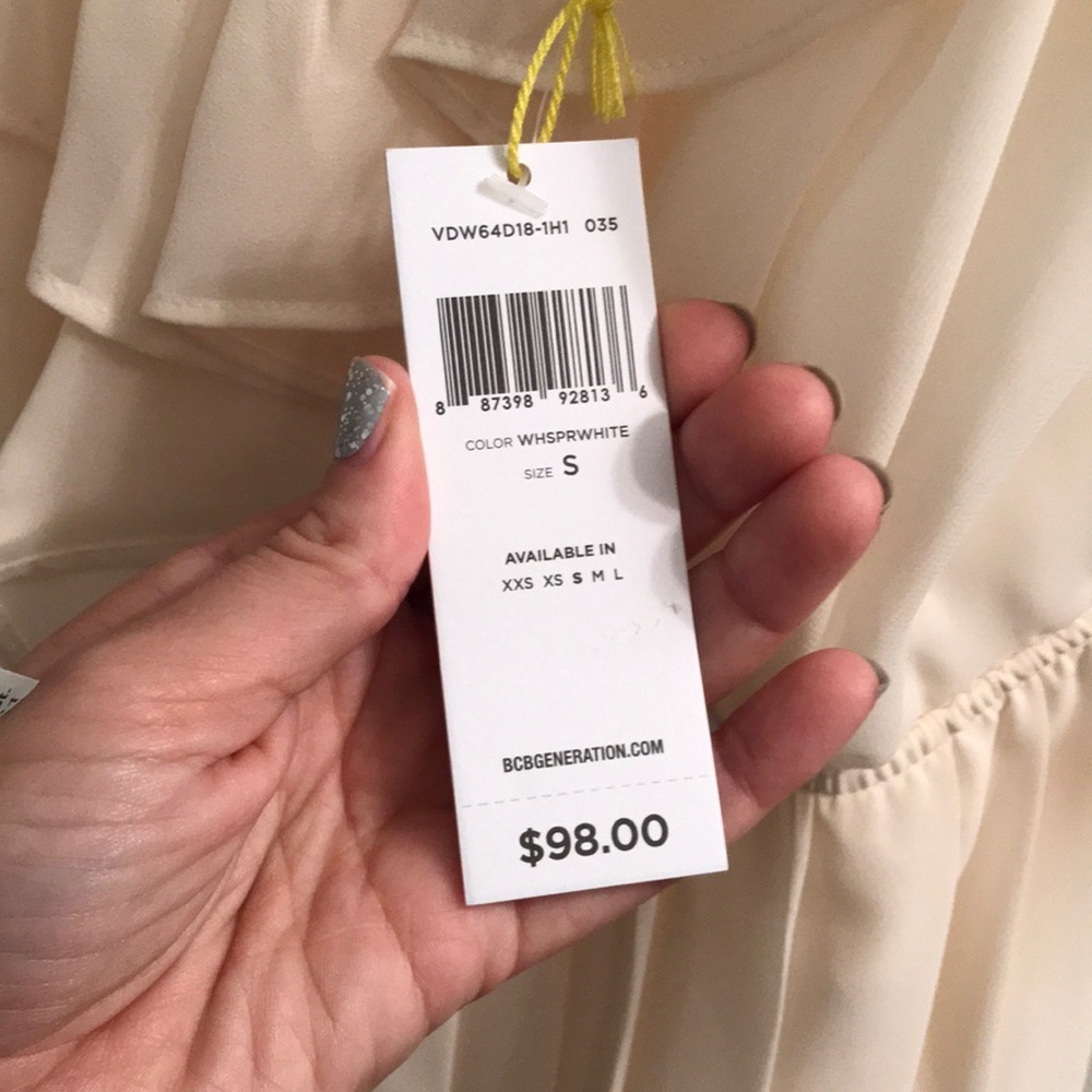 Creme SMALL Dress BCBG - Picture 2 of 3
